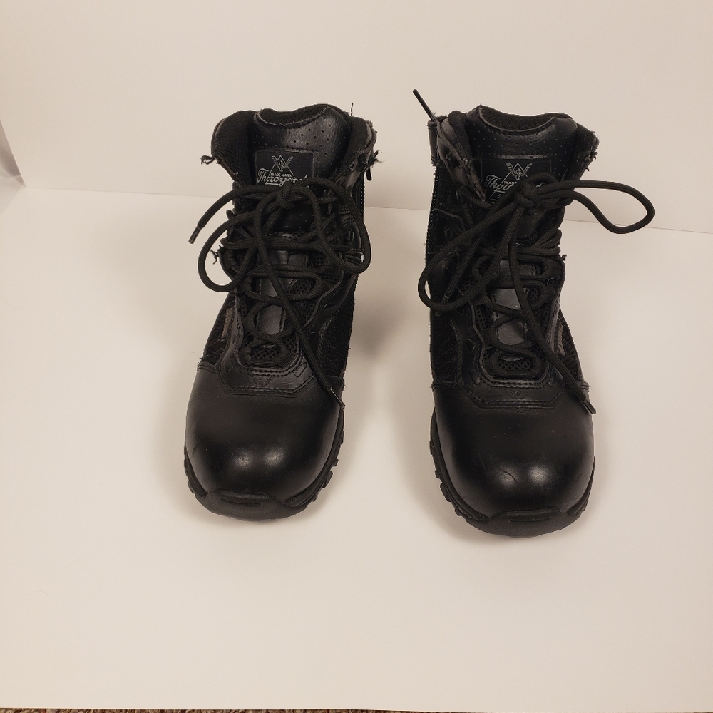 Thorogood Black Tactical Boots Women's size 8.5 Men Size 6.5